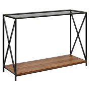 орех / тонированное стекло / черный