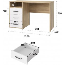 Письменный стол Оскар ОС-21