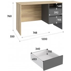 Письменный стол Оскар ОС-23