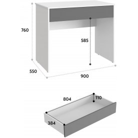 Письменный стол Оскар ОС-25
