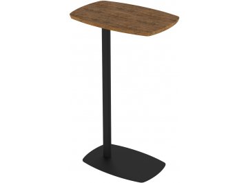 Приставной столик Дей дуб американский / черный