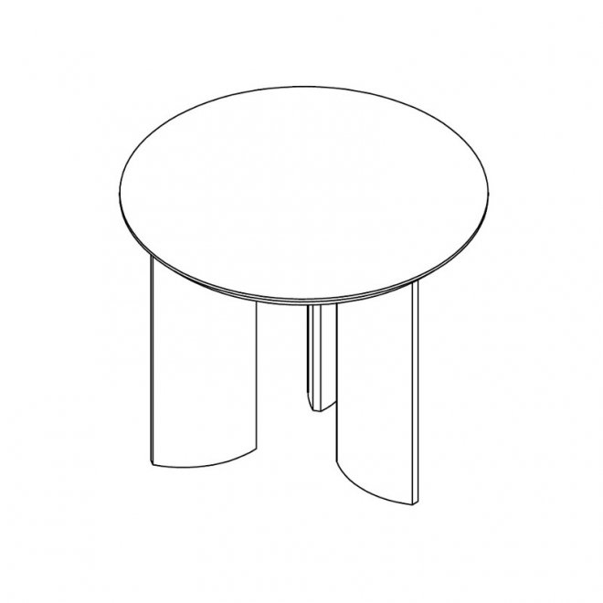 Приставной столик Olimar серо-льняной