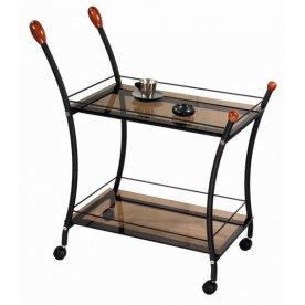 Сервировочный столик Поло стекло