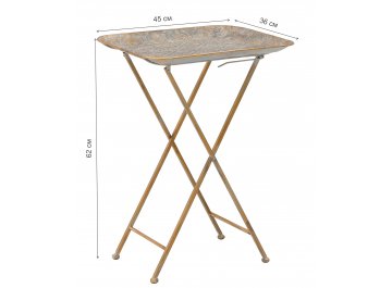 Сервировочный столик Phoebe золотой