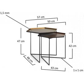 Комплект столиков Vertig