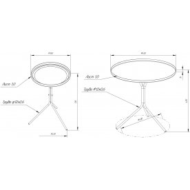 Комплект столиков SHT-CT11/CT11-2