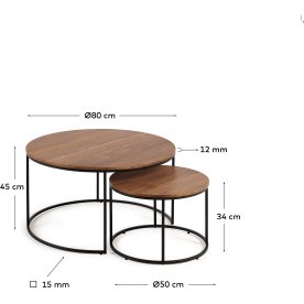 Комплект столиков Yoana