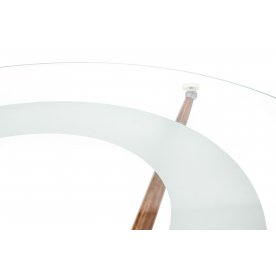 Журнальный стол Дуэт 4Н стекло прозрачное