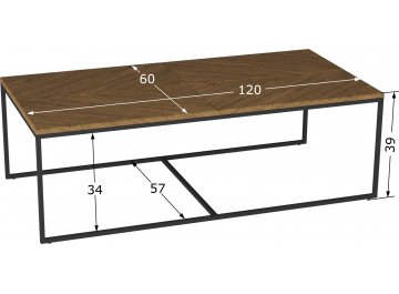 Журнальный стол Калифорния Эклектик