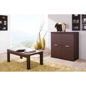 Журнальный стол M1300 с подъемным механизмом со стеклом венге