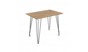 Деревянный обеденный стол DELTA teakwood/черный