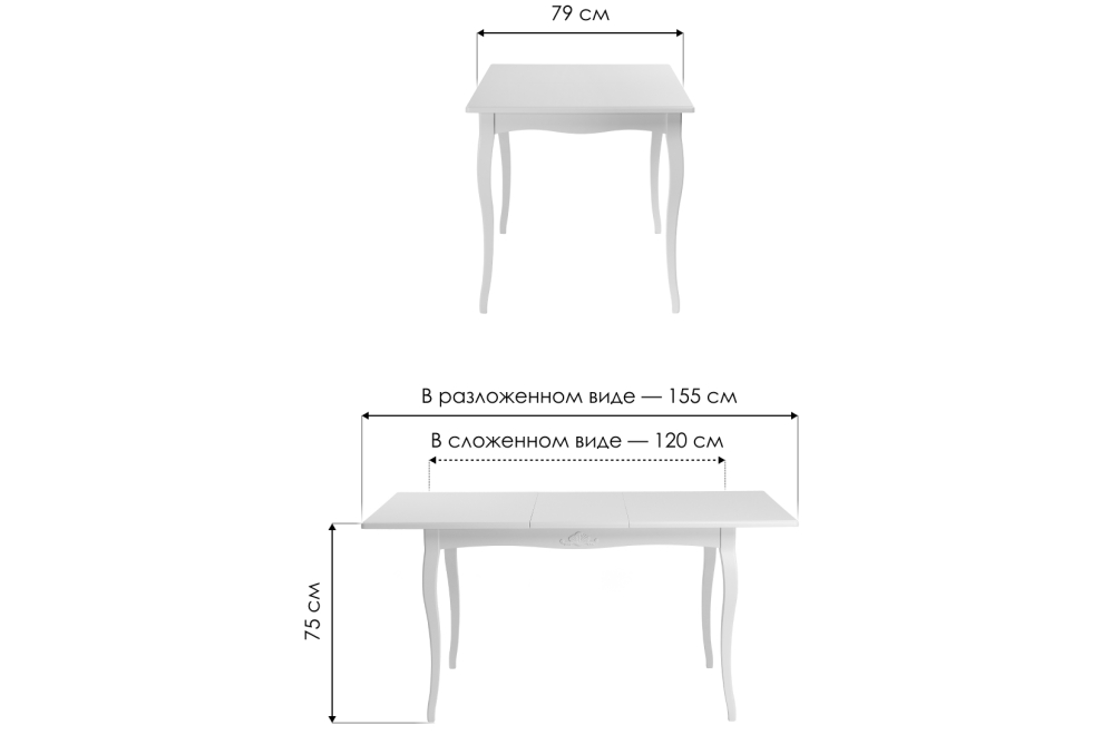 Деревянный стол Алейо орех