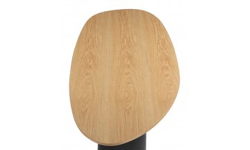 Деревянный стол Ares дуб / черный