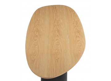 Обеденный стол Ares дуб / черный