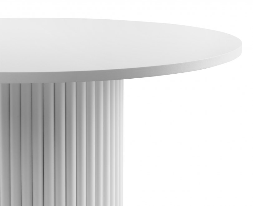 Деревянный стол Барел 89 белый / белый