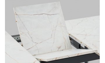Стол деревянный обеденный Калун 120(160)x80 ЛМДФ белый