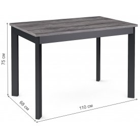 Деревянный стол Dikline L110