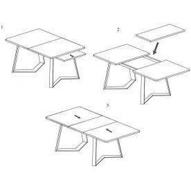 Деревянный стол Джаз ПР-1 ДТ/ВН 92-1 ЧР