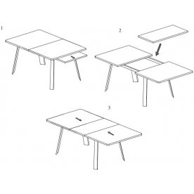 Деревянный стол Джаз ПР-1 ДТ/ВН 93 ЧР