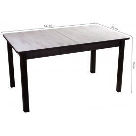 Деревянный стол Джаз ПР-2 ДБ / ВН 04 ВН