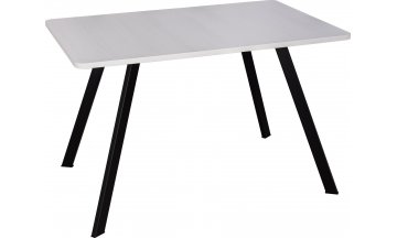Деревянный стол Гамма ПР белый / черный