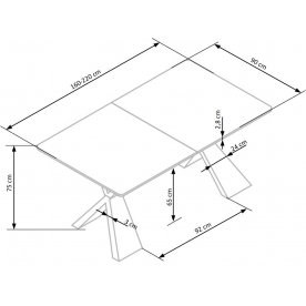 Деревянный стол Jenna