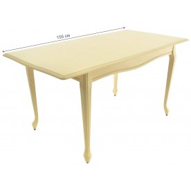 Деревянный стол Кабриоль