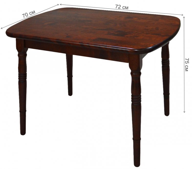 Деревянный стол Комплимент махагон