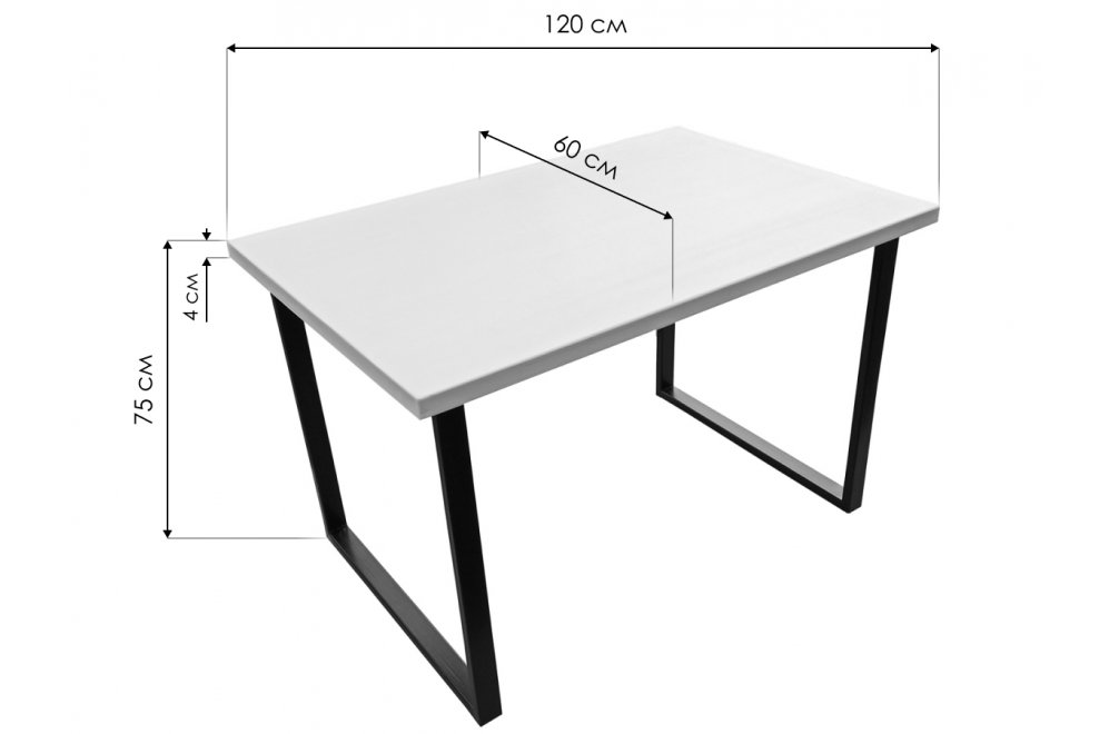 Деревянный стол Loft 120 x 60 см венге