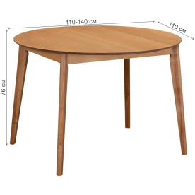 Деревянный стол Oslo