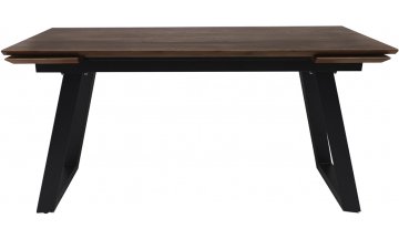 Деревянный обеденный стол Сангай 160(220)х80 дуб галифакс табак