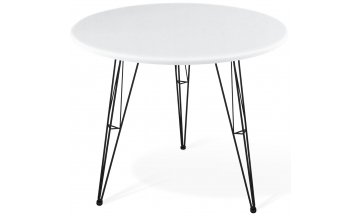 Деревянный стол SHT-TU10/90 черный / белый