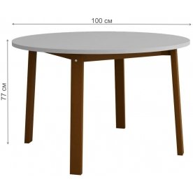 Деревянный стол Сканди