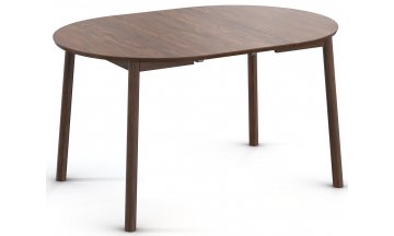 Стол деревянный обеденный Sky 100 круглый 100/140x100x78 орех американский