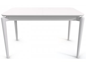 Раздвижной стол Vasto 1300 прямоугольный 130/178x80x77 белый матовый