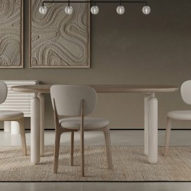 Деревянный стол Wabi sabi