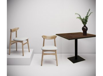 Обеденный стол SIMPLE NEW graphit/черный