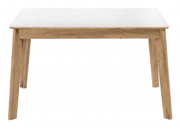 Обеденный стол Арья белый / дуб монтана