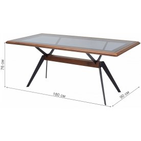 Стеклянный стол Linkor SDT-605