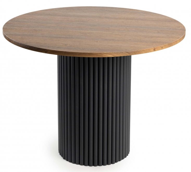 Стол Барел 100 орех кантри / черный