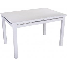 Стол Бета КМ белый / камень 04 / ножка 08 белая