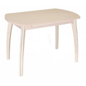 Стол Чинзано ПО белый / белый / ножка 07 мдф