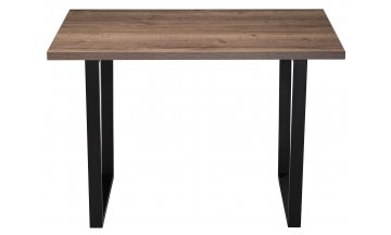 Деревянный стол Эльпатия 130 велингтон / черный матовый