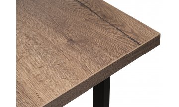 Деревянный стол Эльпатия 130 велингтон / черный матовый