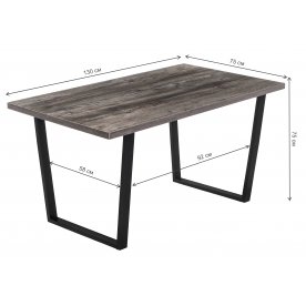 Деревянный стол Эльпатия 130