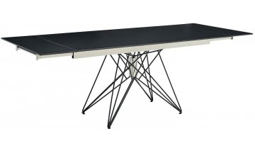 Керамический стол Gilbert 160 см камень черный матовый