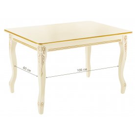 Стол Каллисто патина золото