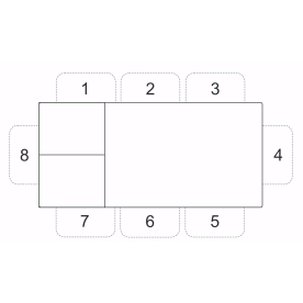 Деревянный стол LE1200