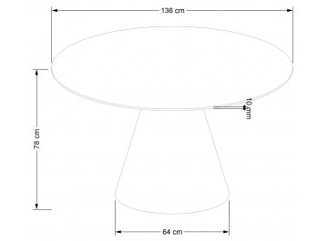 Деревянный стол Henderson 136/78