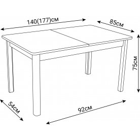Деревянный стол Джаз